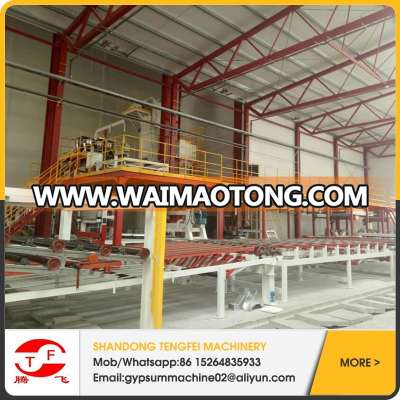 Automatic gypsum board manufacturing machine in China